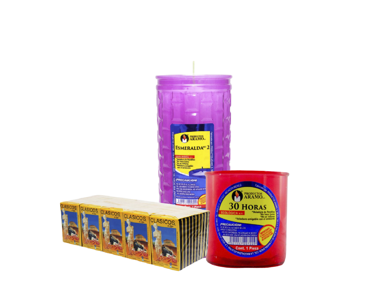 Veladoras y Cerillos