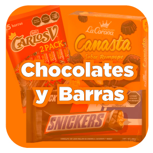 Chocolates y Barras