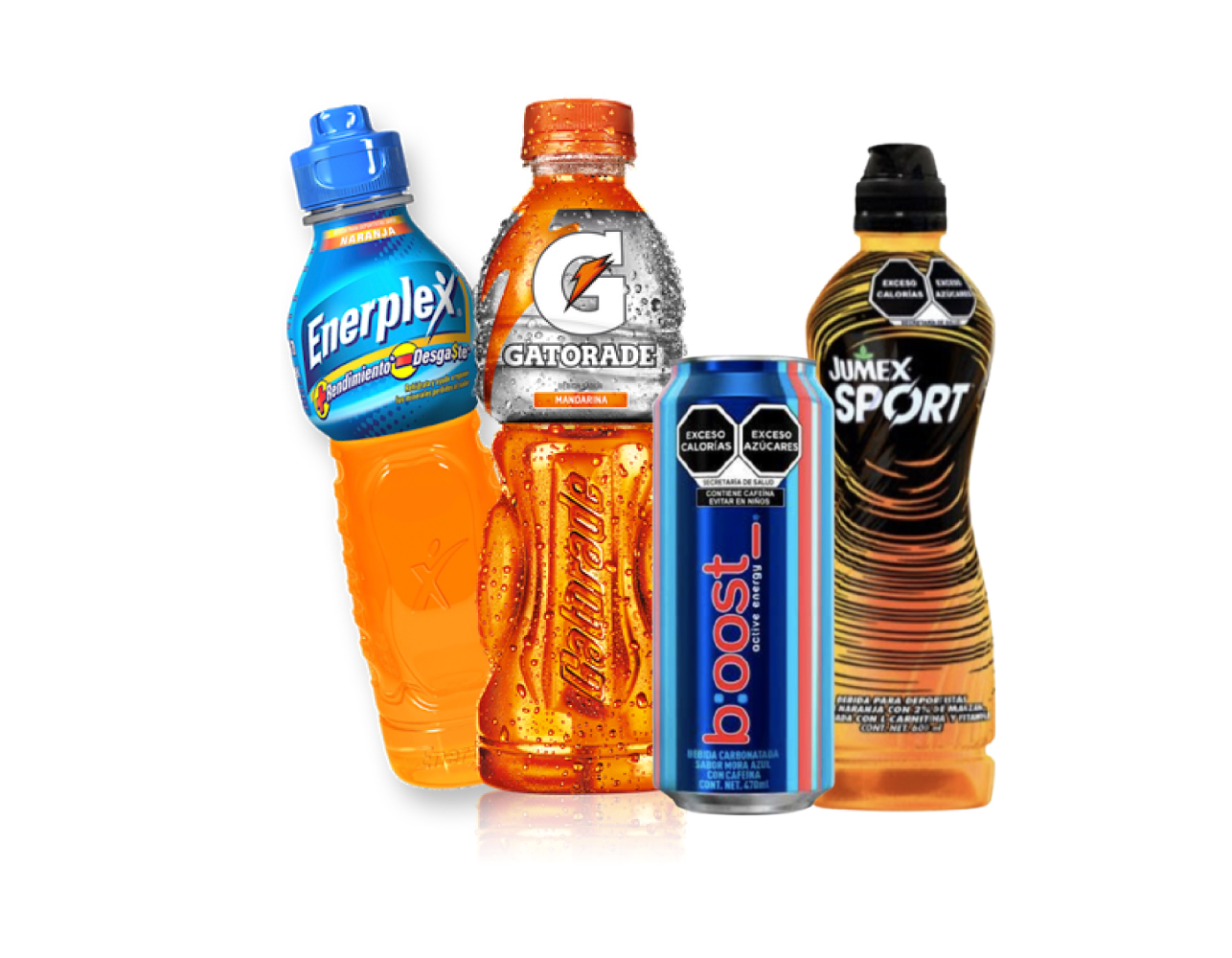 Energéticas e hidratantes