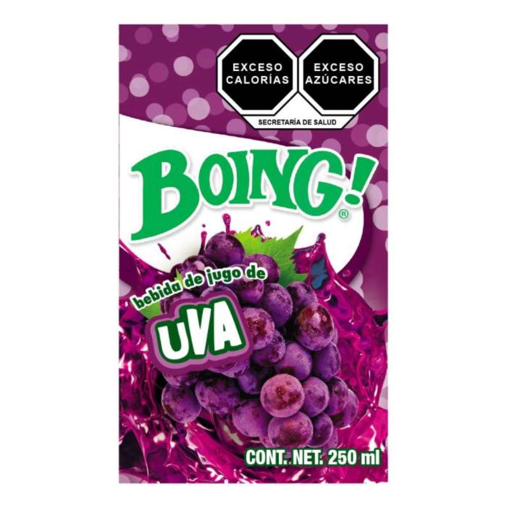Boing Jugo Cuadrado Uva 27/250 Ml
