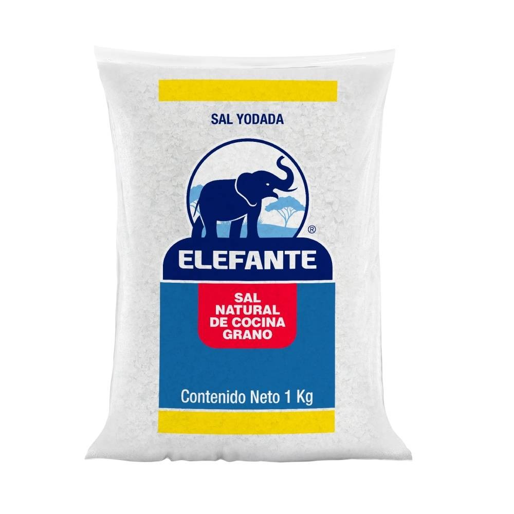 Sal de Grano Elefante Bolsa 1 Kilogramo