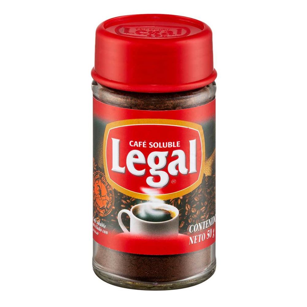 Café Soluble Legal 50 g Frasco