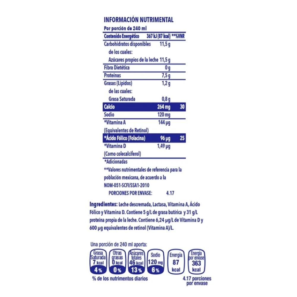 Leche Deslactosada Alpura Light 1 L