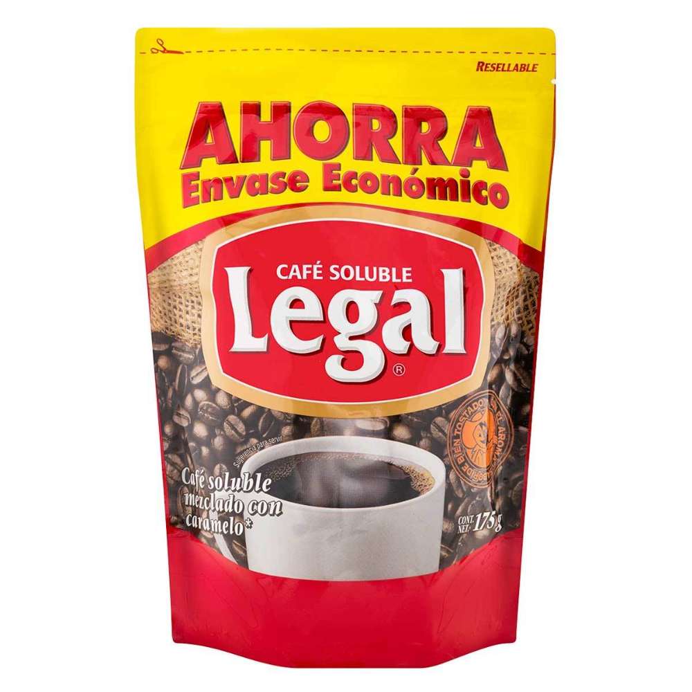 Café Soluble Legal Econopack 175 g Bolsa