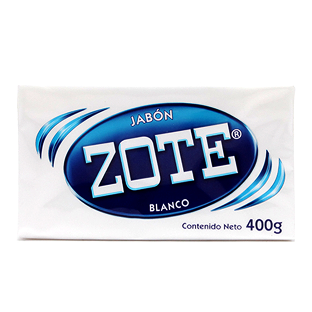 Jabón de Lavandería Zote Blanco 400 g Barra