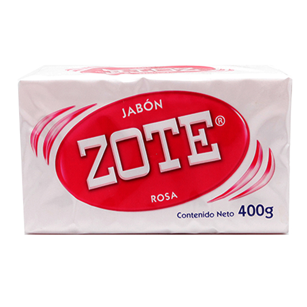 Jabón de Lavandería Zote Rosa 400 g Barra