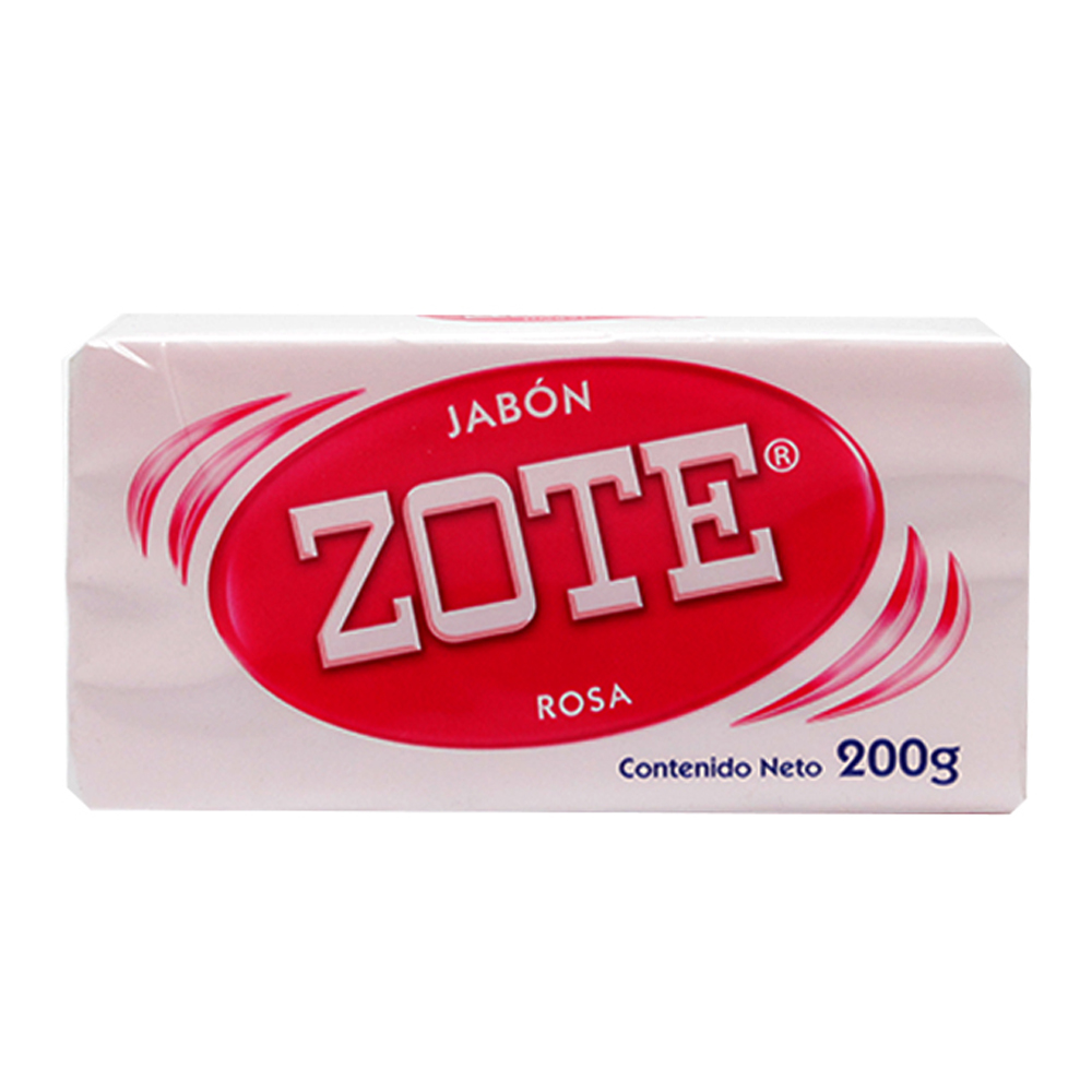Jabón de Lavandería Zote Rosa 200 g Barra