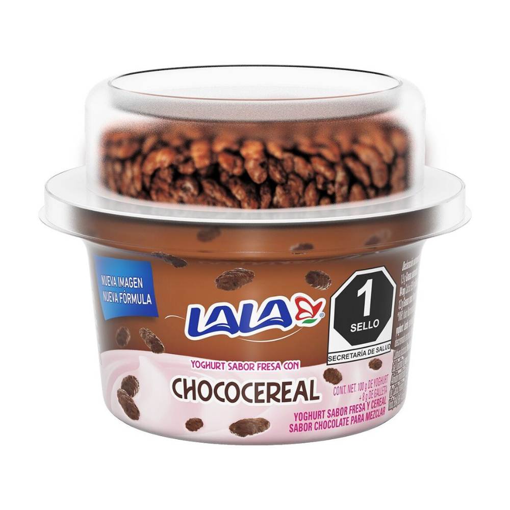 Yogurt Lala Batido Fresa Cereal Chocolate 100 gr