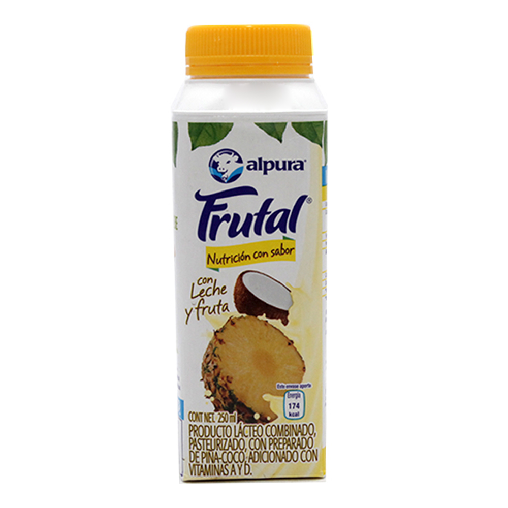 Leche Alpura Frutal Pina Coco 250 mililitros