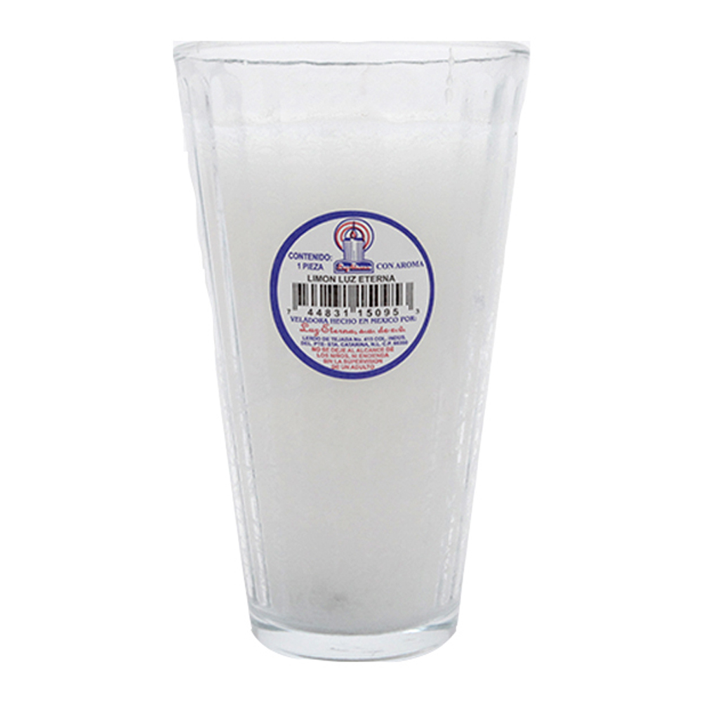 Luz Eterna Vel Vaso Limonero 20 Pz