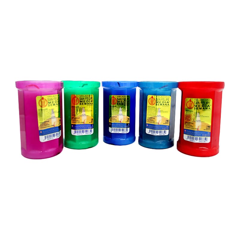 Veladora San Felipe Ecológica Surtida Mediana