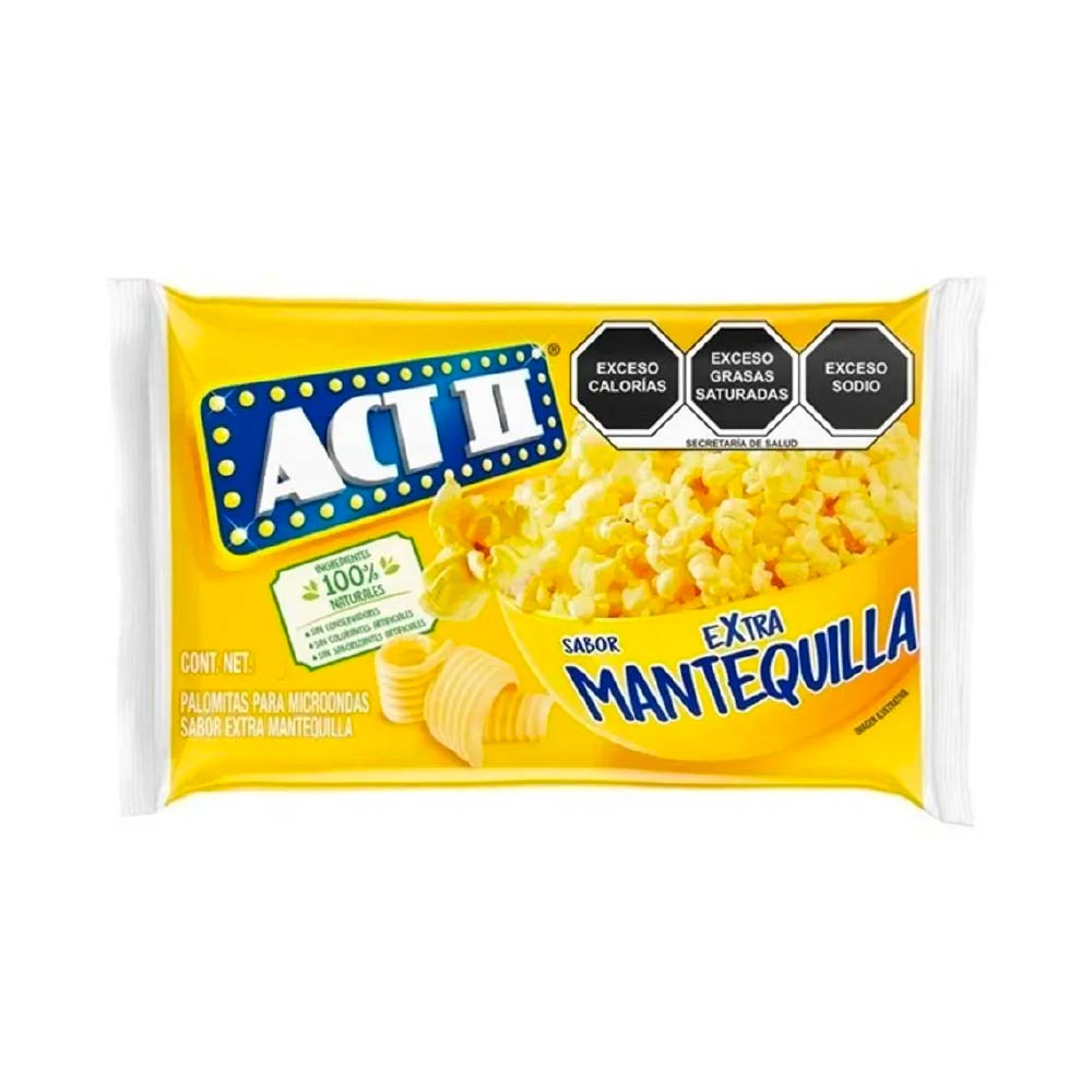 Palomitas Act II Extra Mantequilla 80 g