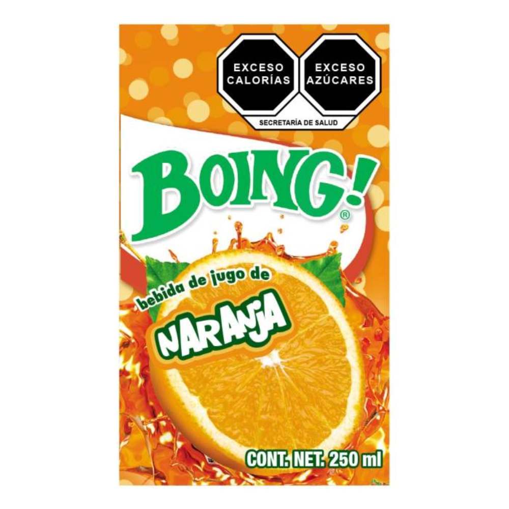 Jugo Boing Sabor Naranja 250 ml