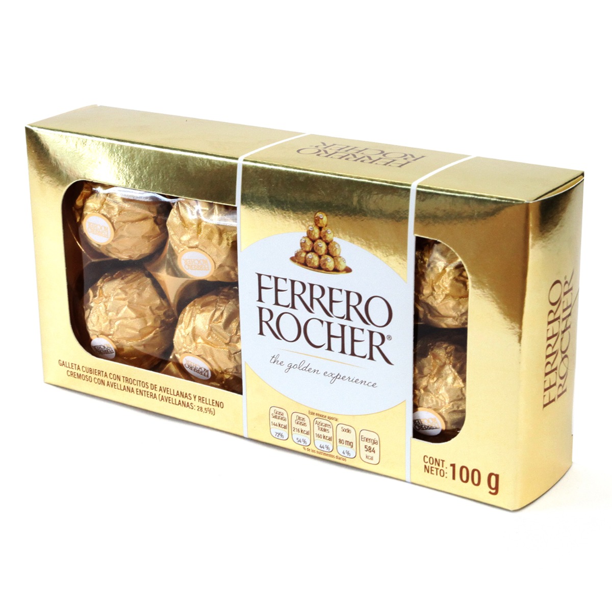 Chocolate Ferrero Rocher T8 100 gr