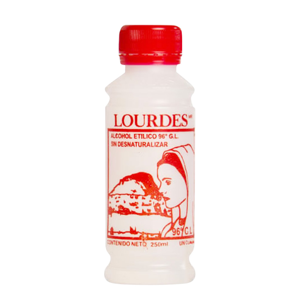 Alcohol Lourdes Etílico 250 ml Botella