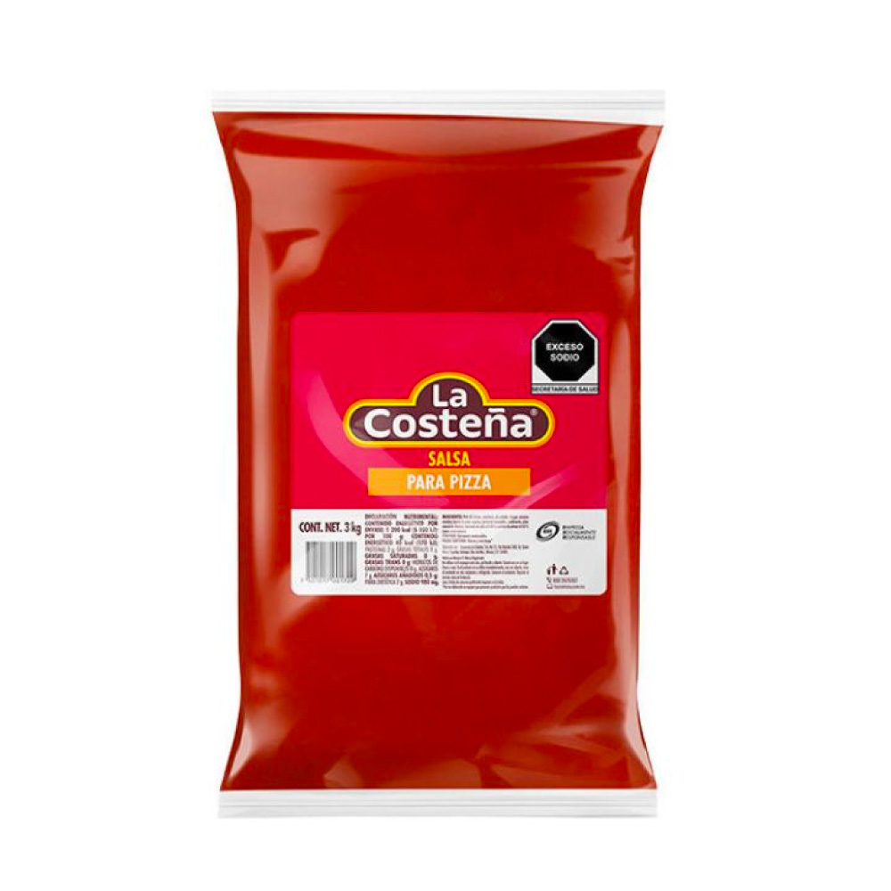 La Costeña Salsa Para Pizza 3 kg