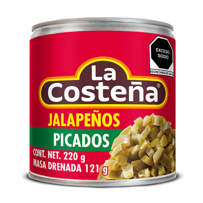 Chiles Jalapeños Picados La Costeña 220 gr