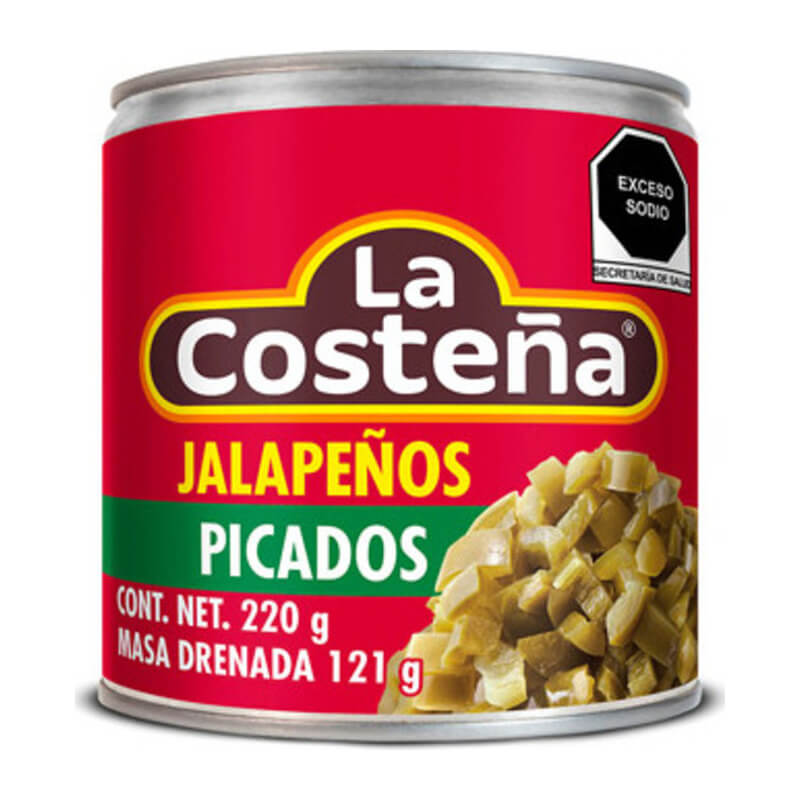 La Costeña Chiles Jalapeños Picados 24/220 Gr