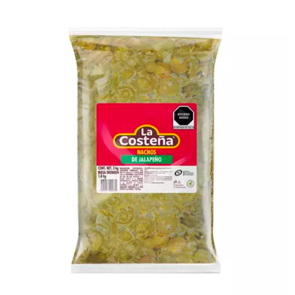 Nachos De Jalapeño La Costena 4 de 3.1 kg