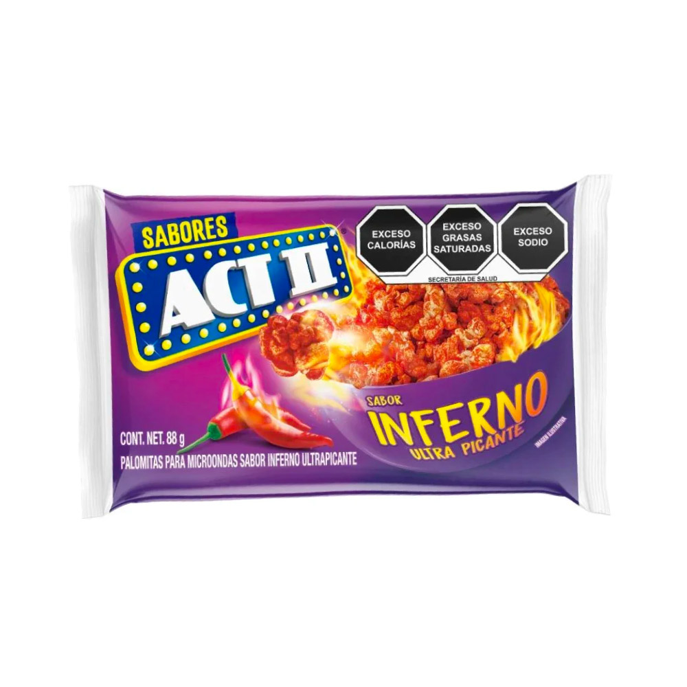 Palomitas Act II Inferno 88 g