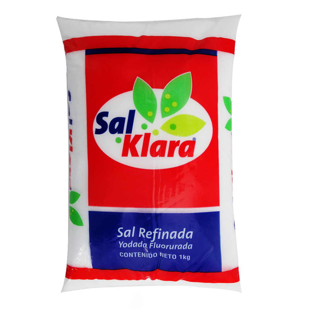 Sal de Mesa Klara Franja Roja 1 Kilogramo