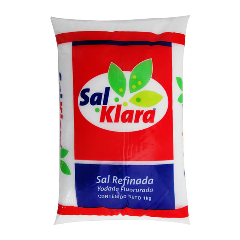 Sal de Mesa Klara Franja Roja 1 Kilogramo
