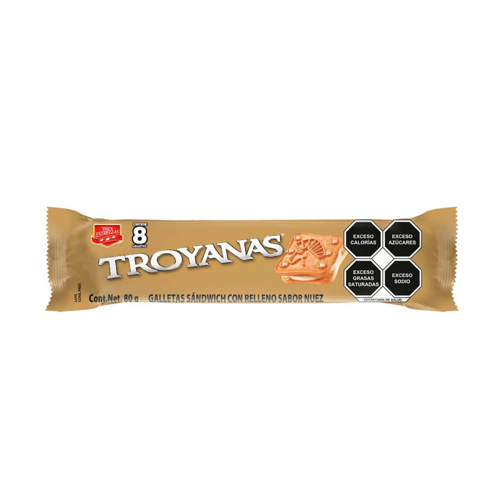 Tres Estrellas Troyanas Nuez 16/80 Gr