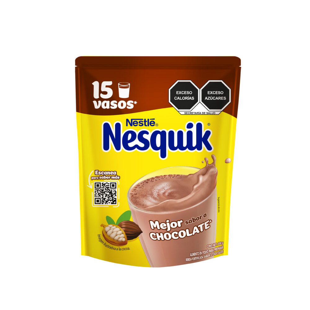 Chocolate En Polvo Nesquik Bolsa 200 gr