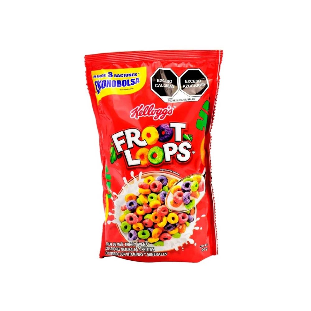 Cereal Froot Loops Kelloggs Econopack 90 gr