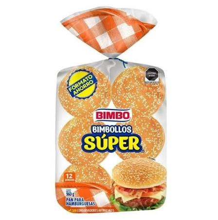 Pan para Hamburguesa Bimbo Bollos 960 g