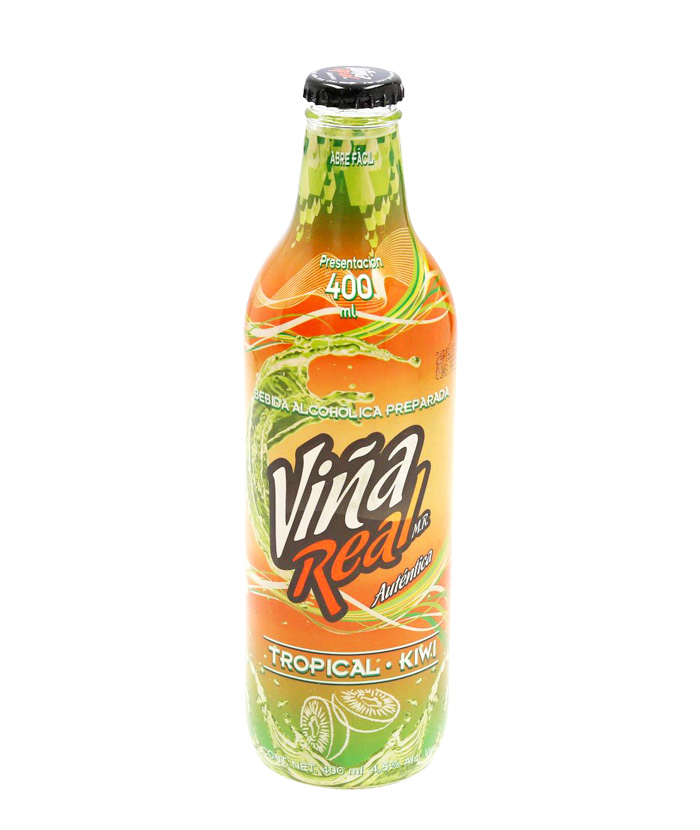 Bebida Alcoholica Vina Real Tropical Kiwi Botella 400 ml