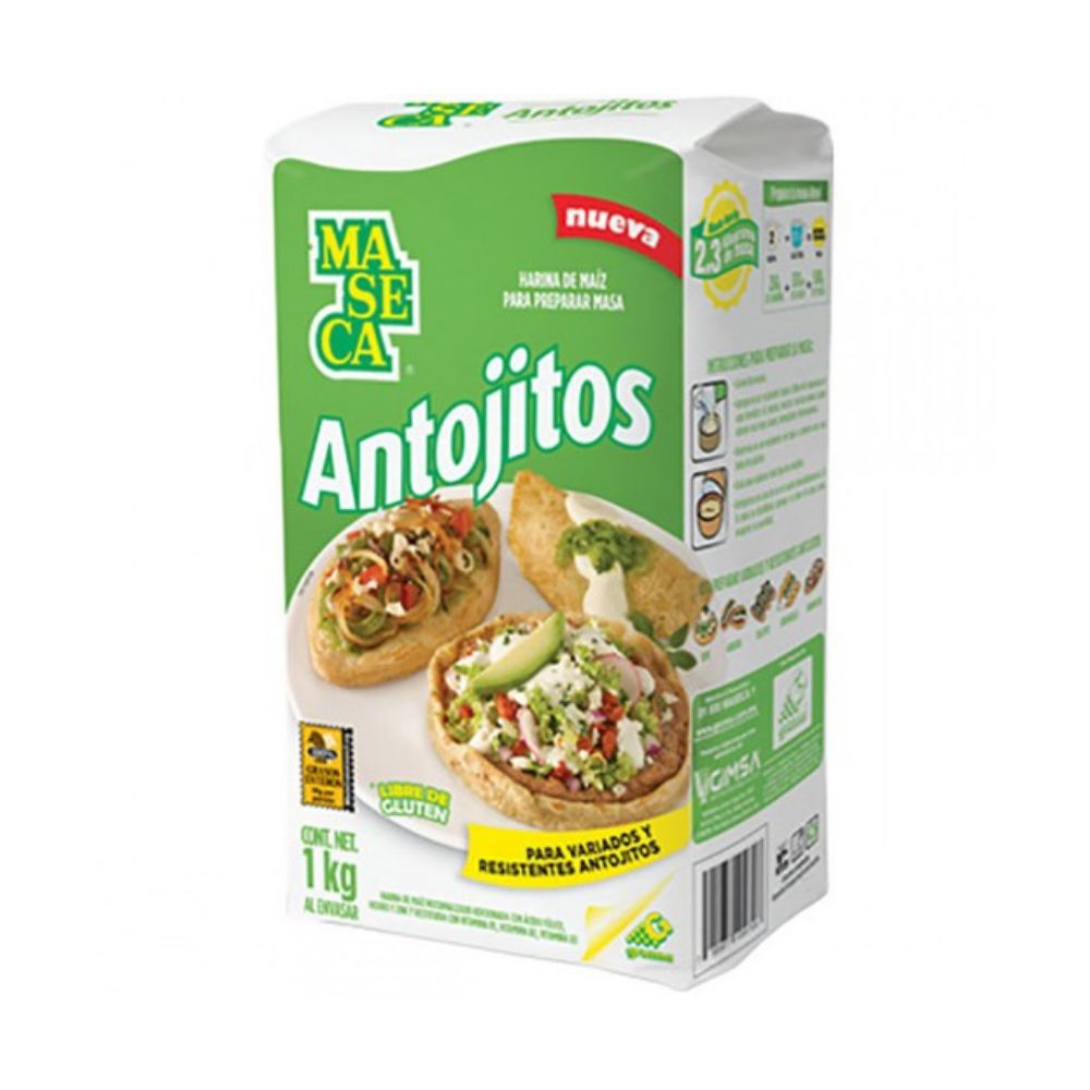 Harina de Maíz Maseca Antojitos 1 kg Bolsa