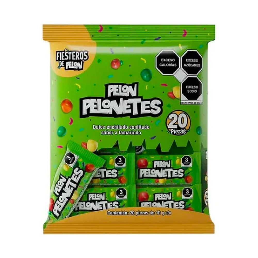 Pelon Pelonetes Bolsa con 20 pz