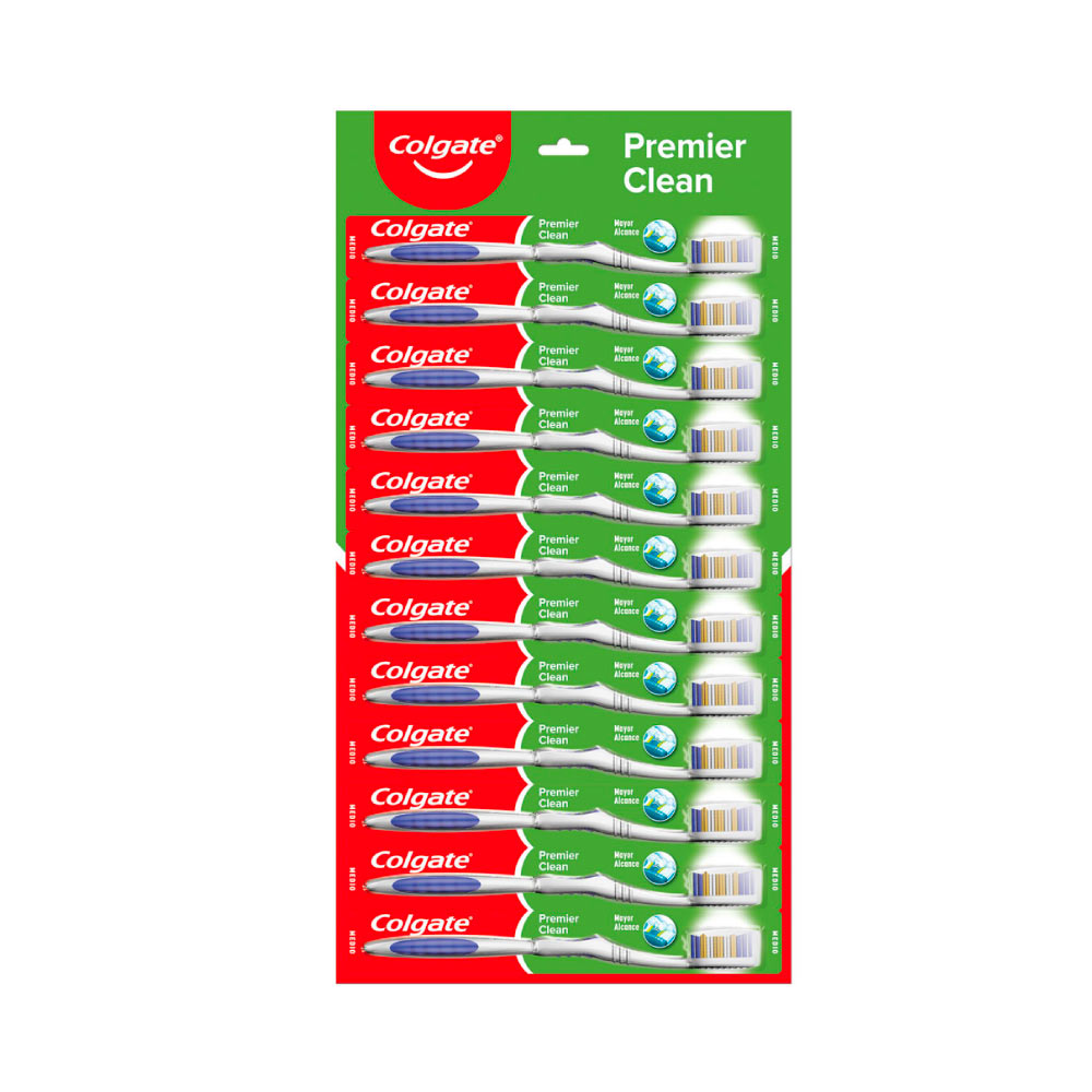 Colgate Premier Clean Cepillo dental, 12 piezas
