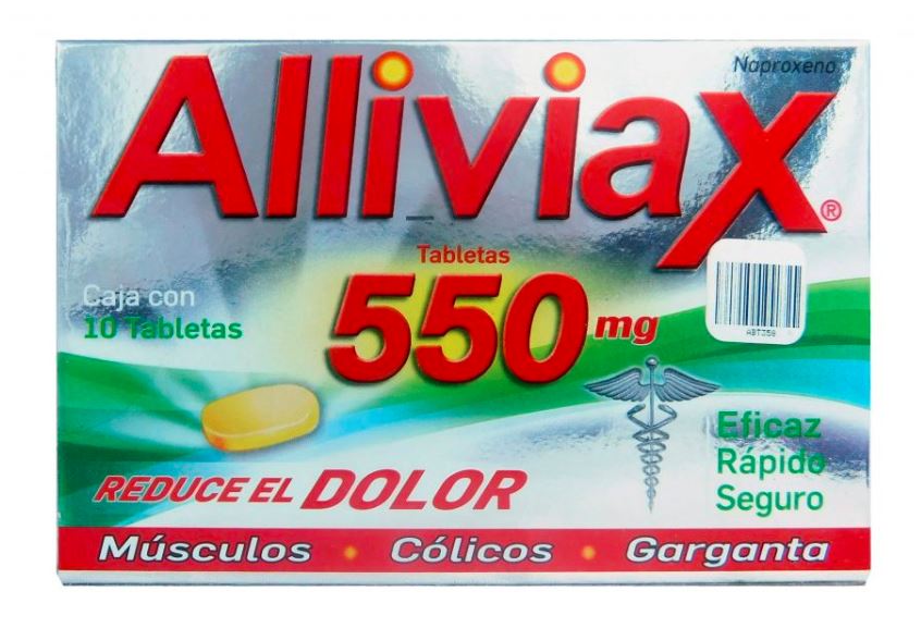 Naproxeno Sodico Aliviax 550 gr