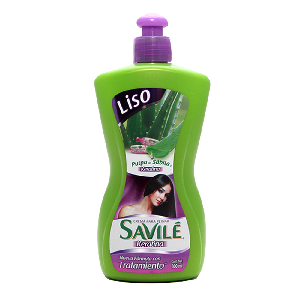 Crema Para Peinar Savile Liso Keratina 300 Mililitros
