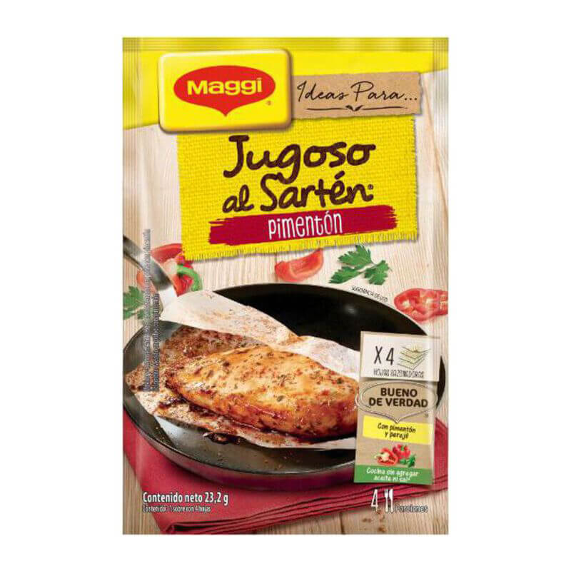 Jugoso al Sartén Maggi Pollo al Pimentón 23.2 gr