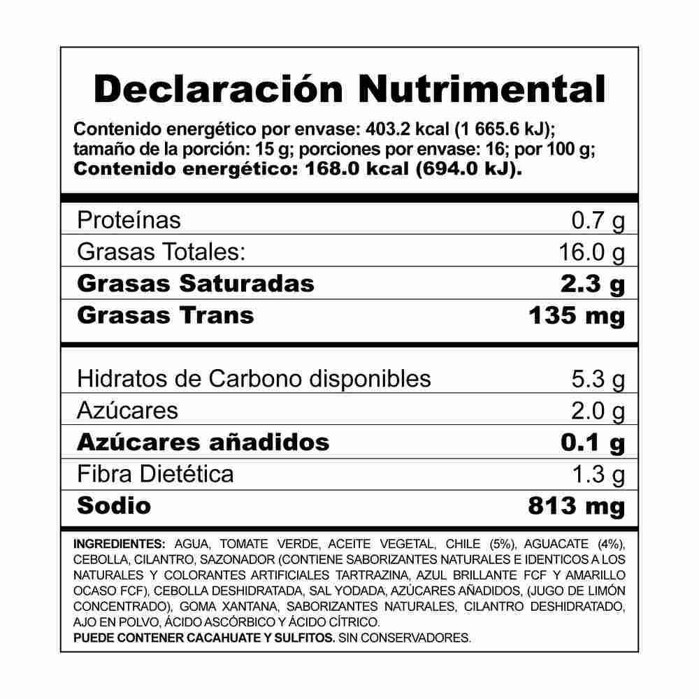 Salsa Guacamole Herdez 240 g