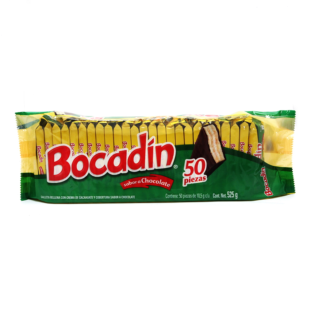 Chocolate Bocadin Paquete Con 50 piezas
