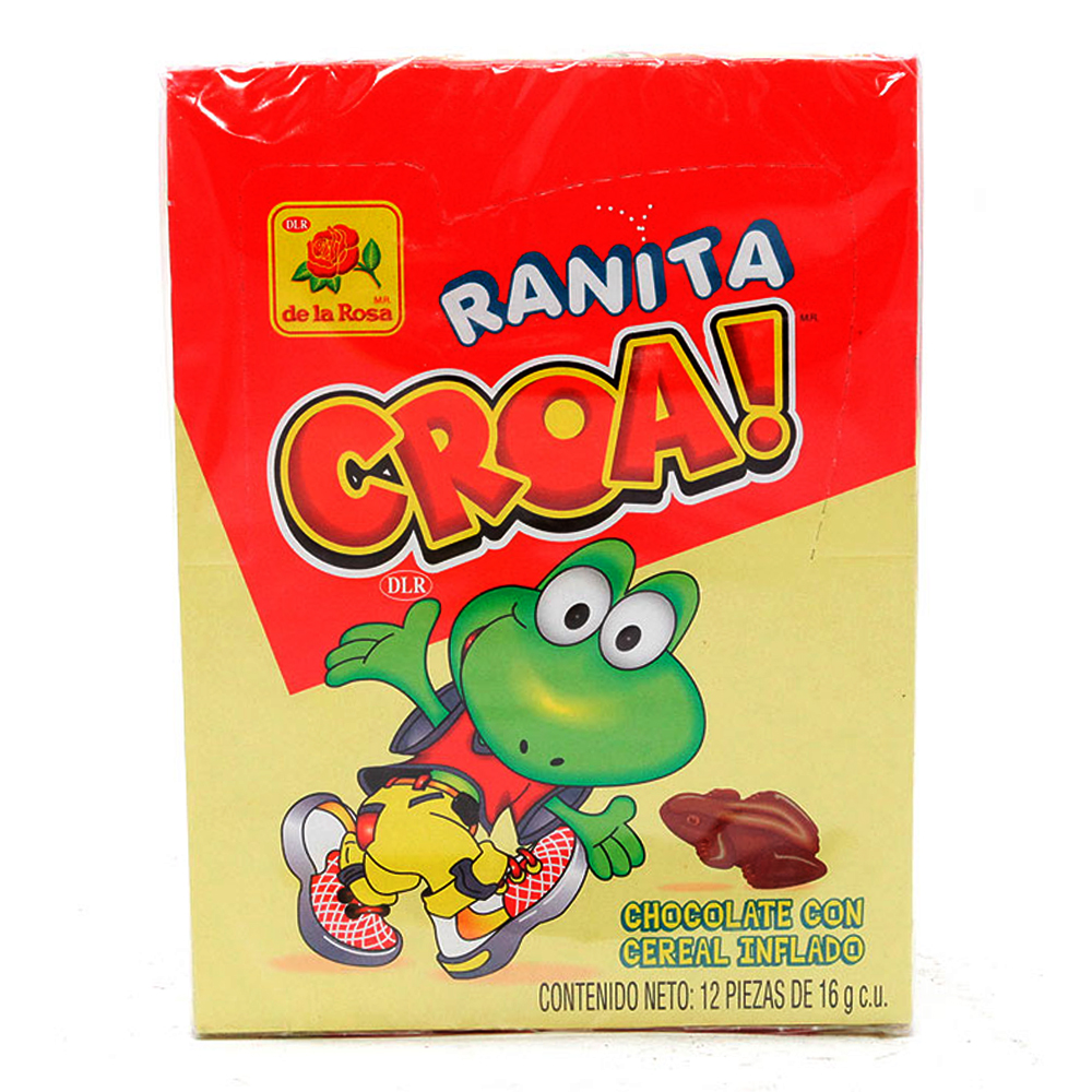 Chocolate Ranita Croa Paquete Con 12 Piezas De 16 gr