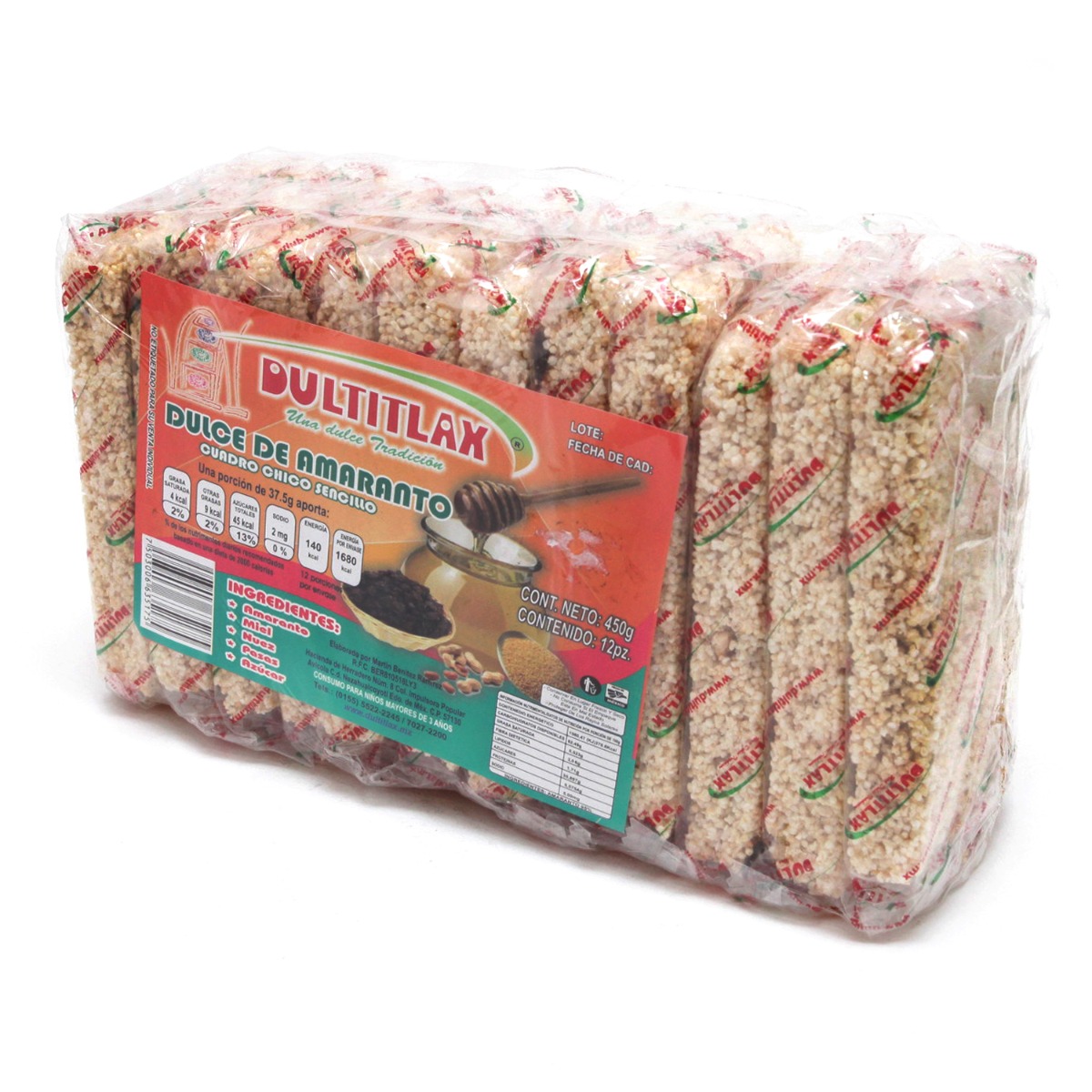 Dultitlax Amaranto Cuadro Chico 12 Pz