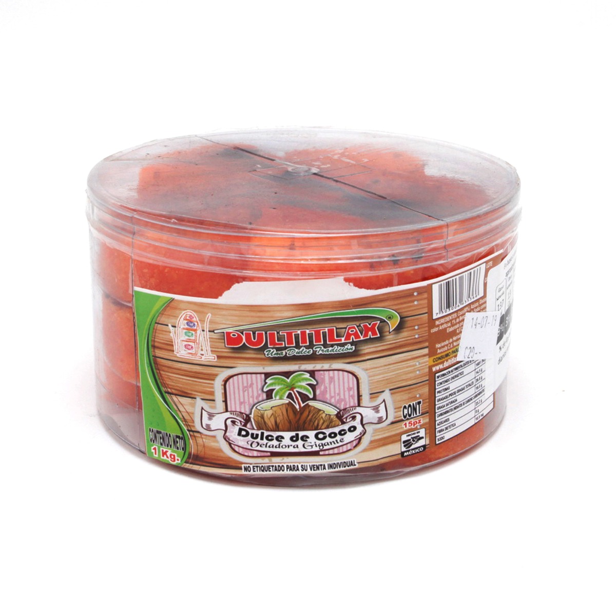 Cocada Dulitroitlax Veladora Gigante 15 piezas