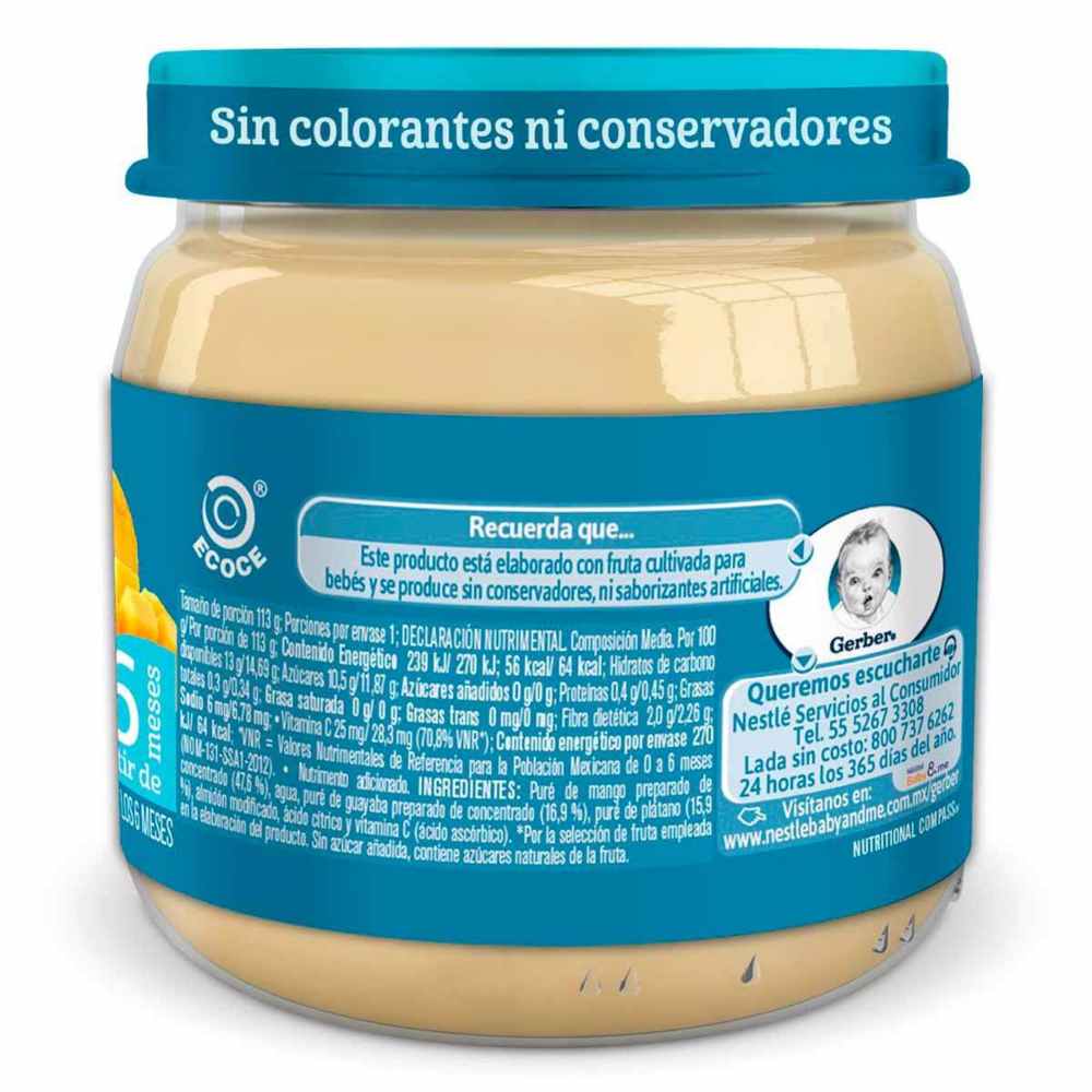 Gerber Etapa 2 Frutas Tropicales 113 gr