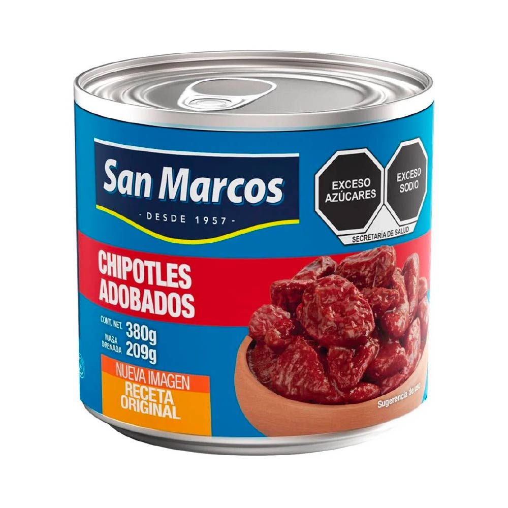 Chile Chipotle San Marcos 24/380 gr