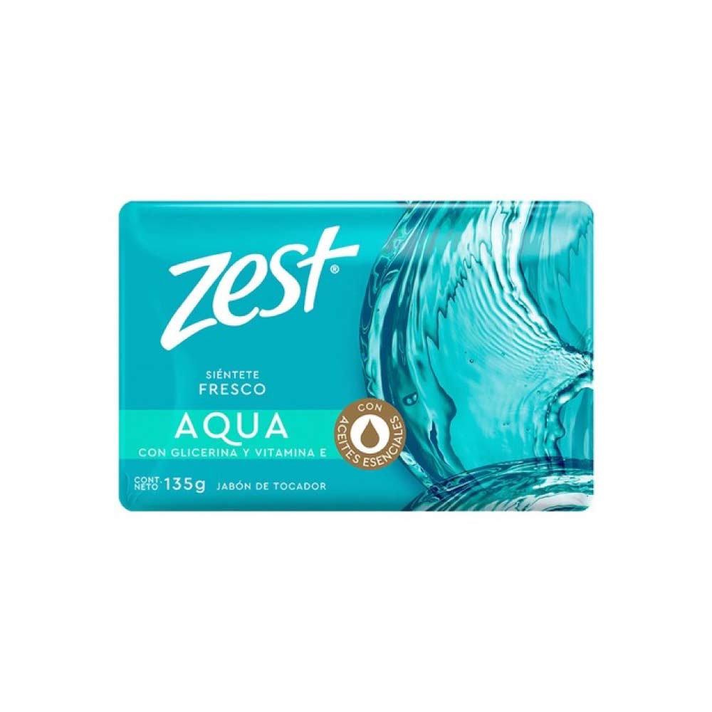 Jabon Zest de Tocador Aqua 135 gr