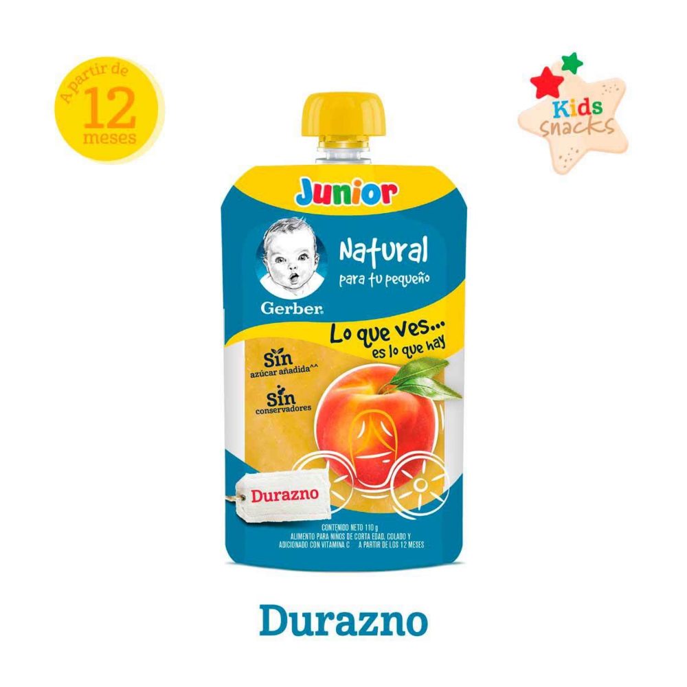 Gerber Doypack Durazno 110 gr