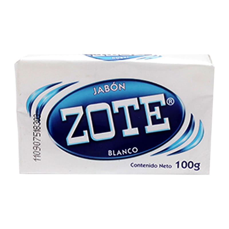Jabón Zote Blanco En Barra 100 gr