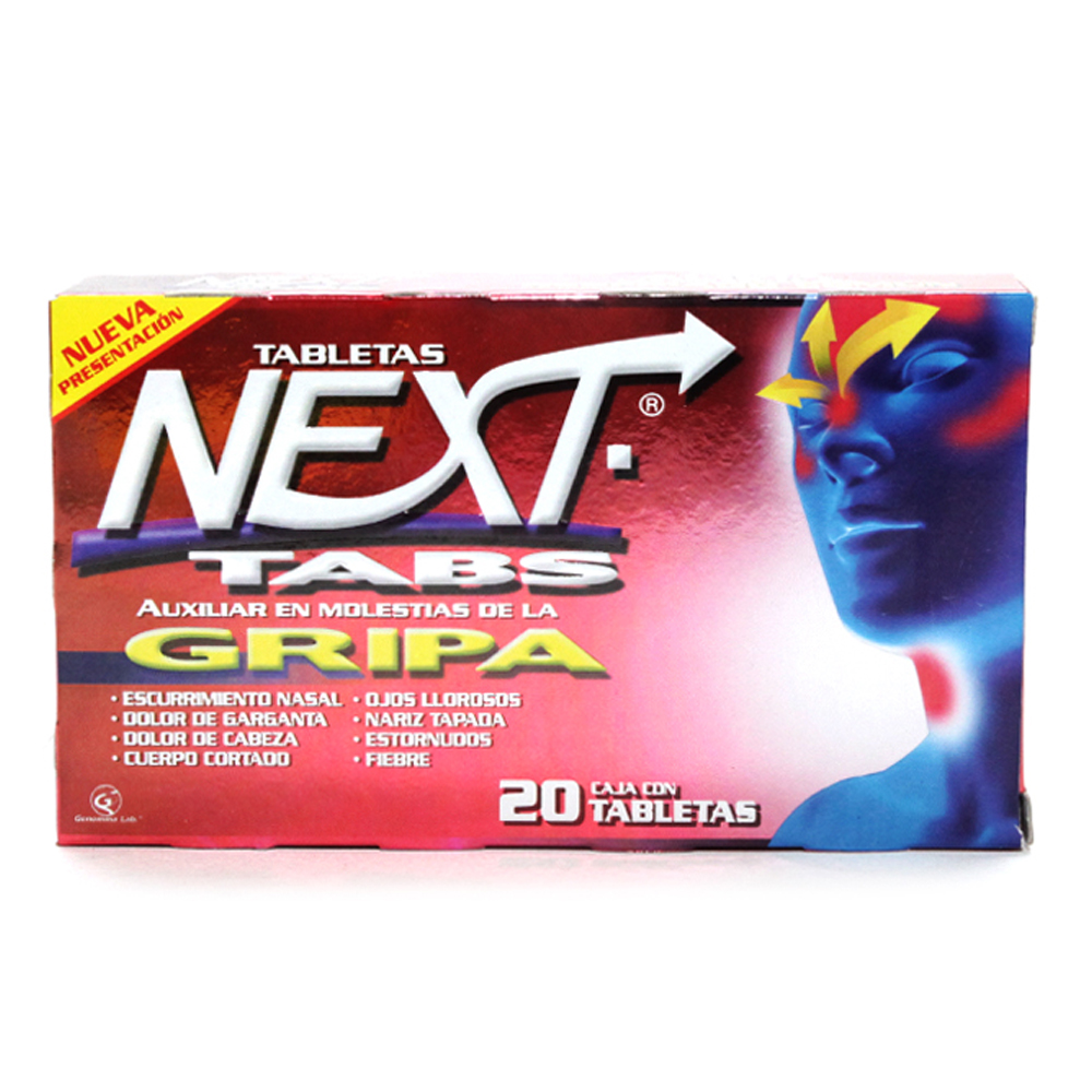 Next Antigripal Exhibidor Con 20 Tab