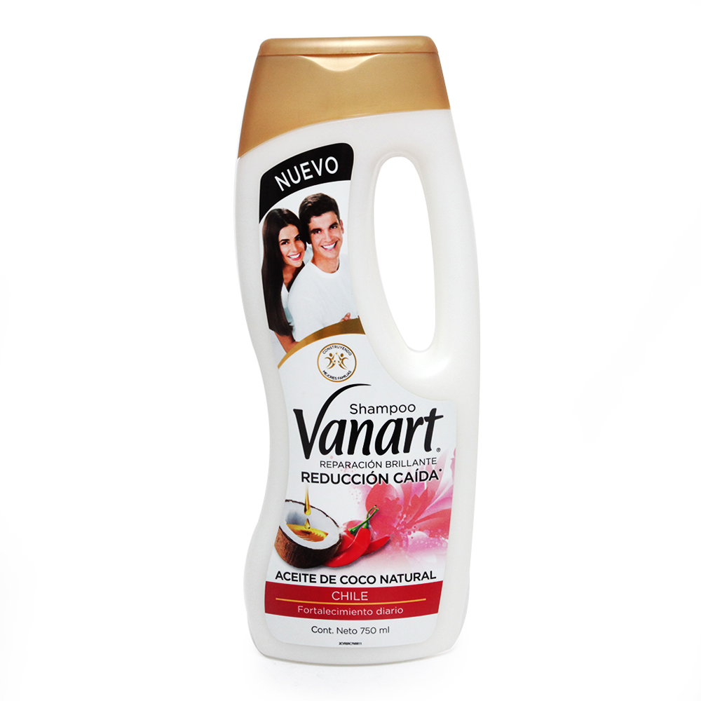 Shampoo Vanart Reparación Brillante Reducción Caída 750 ml