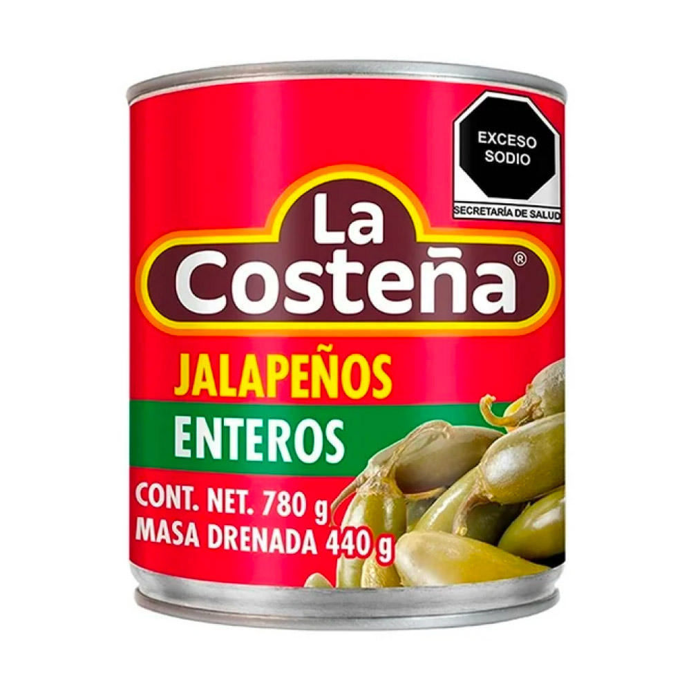 Chiles Jalapeños La Costeña 780 gr